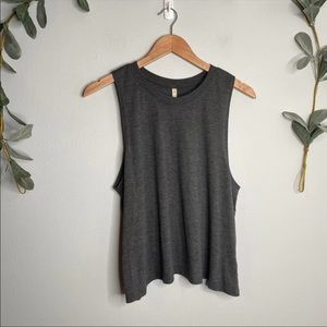 Split Back Sleeveless Top - Size XL